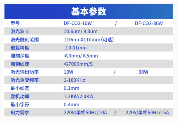 二氧化碳激光打标机 皮革木制品打标批量雕刻30W 40W 60W - 图片 4